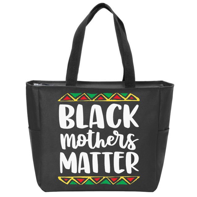Black Mothers Matter Mom Mama History Month Tribal Zip Tote Bag