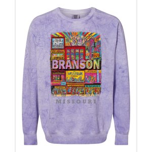 Branson Missouri Mo Entertaint Extravaganza Colorblast Crewneck Sweatshirt