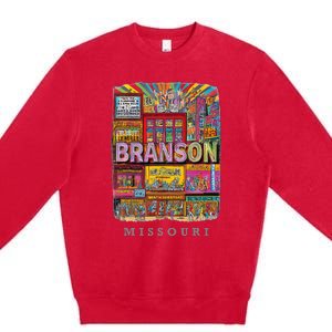 Branson Missouri Mo Entertaint Extravaganza Premium Crewneck Sweatshirt