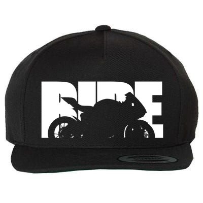 Bike Motorcyclist Motorcycle Rider Biker Meaningful Gift Wool Snapback Cap