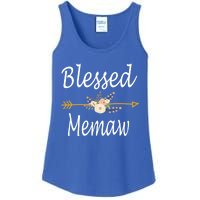 Blessed Memaw Meaningful Gift Mothers Day Funny Gift Ladies Essential Tank