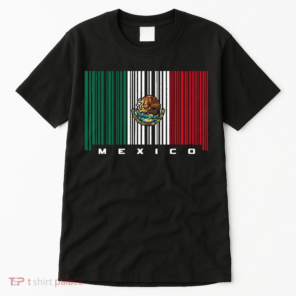 Barcode Mexico Mexican Flag Tall T-Shirt