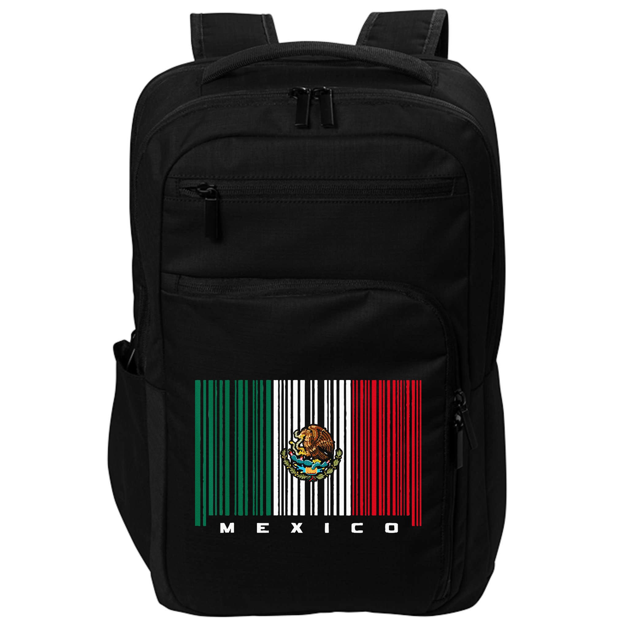 Barcode Mexico Mexican Flag Impact Tech Backpack