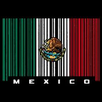 Barcode Mexico Mexican Flag 16 in Basic Backpack