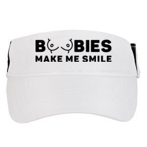 Boobies Make Me Smile Funny Adult Humor Adult Drive Performance Visor