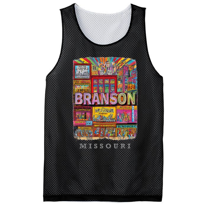 Branson Missouri Mo Entertaint Extravaganza Mesh Reversible Basketball Jersey Tank