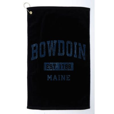 Bowdoin Maine Me Vintage Established Golf Towel