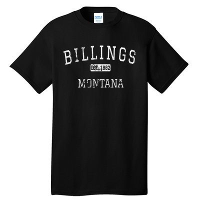 Billings Montana MT Vintage Tall T-Shirt