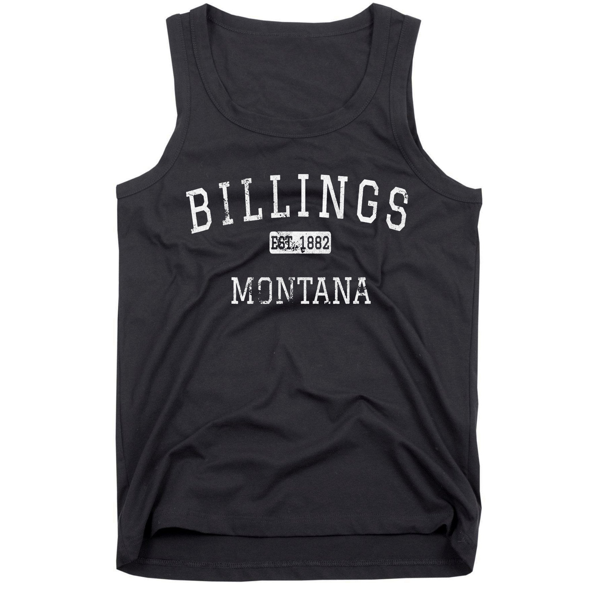 Billings Montana MT Vintage Tank Top