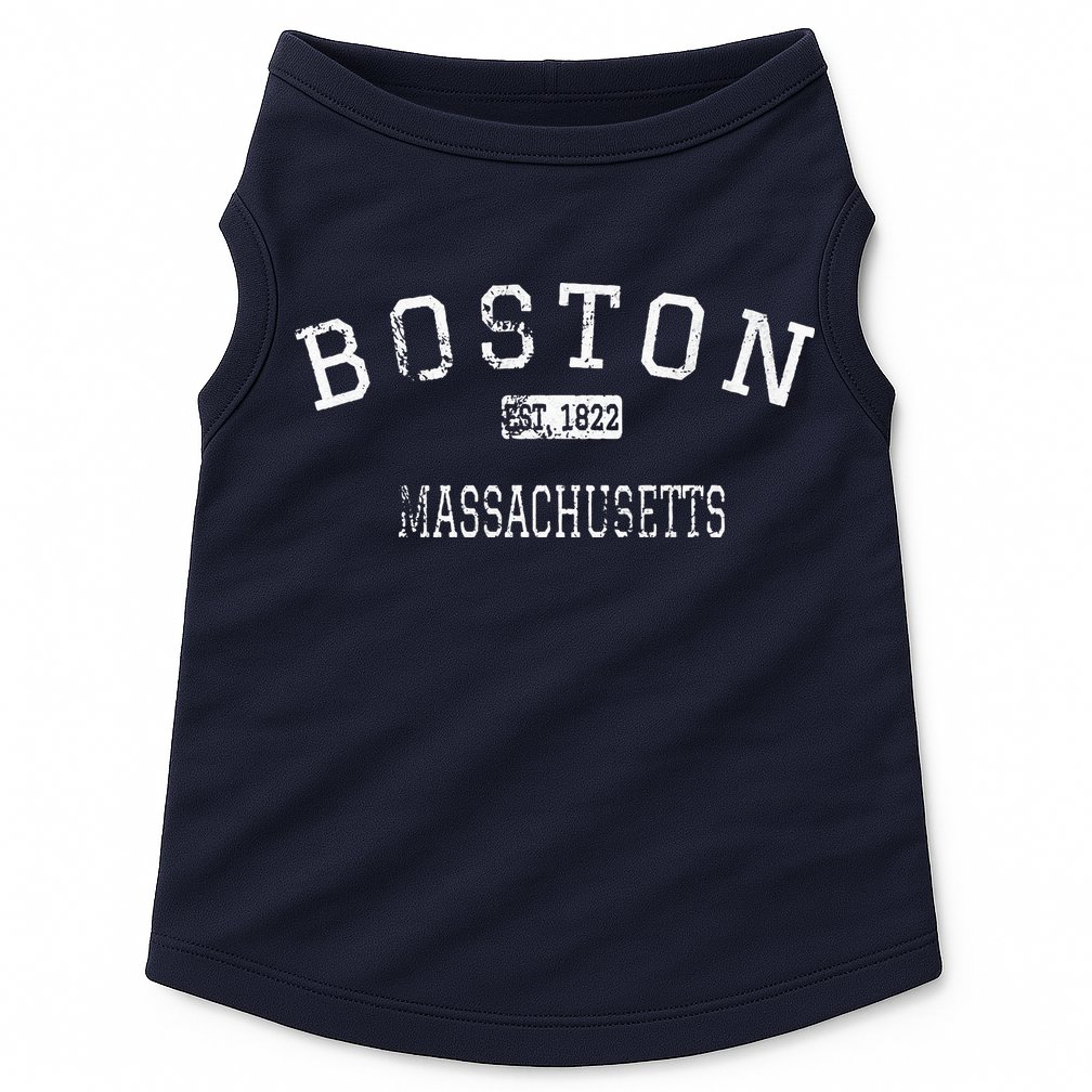 Boston Massachusetts MA Vintage Doggie Tank