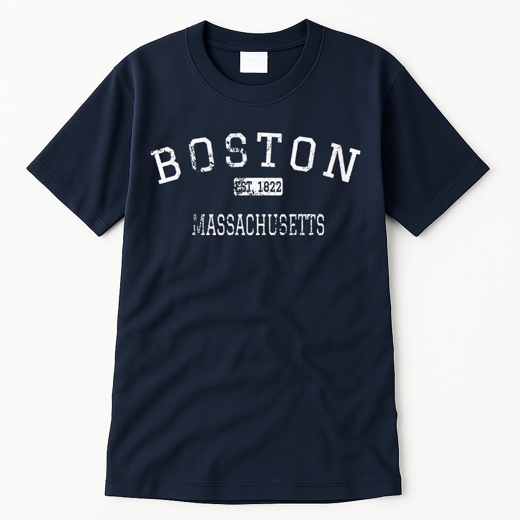 Boston Massachusetts MA Vintage Tall T-Shirt