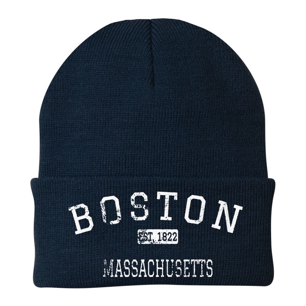 Boston Massachusetts MA Vintage Beanie