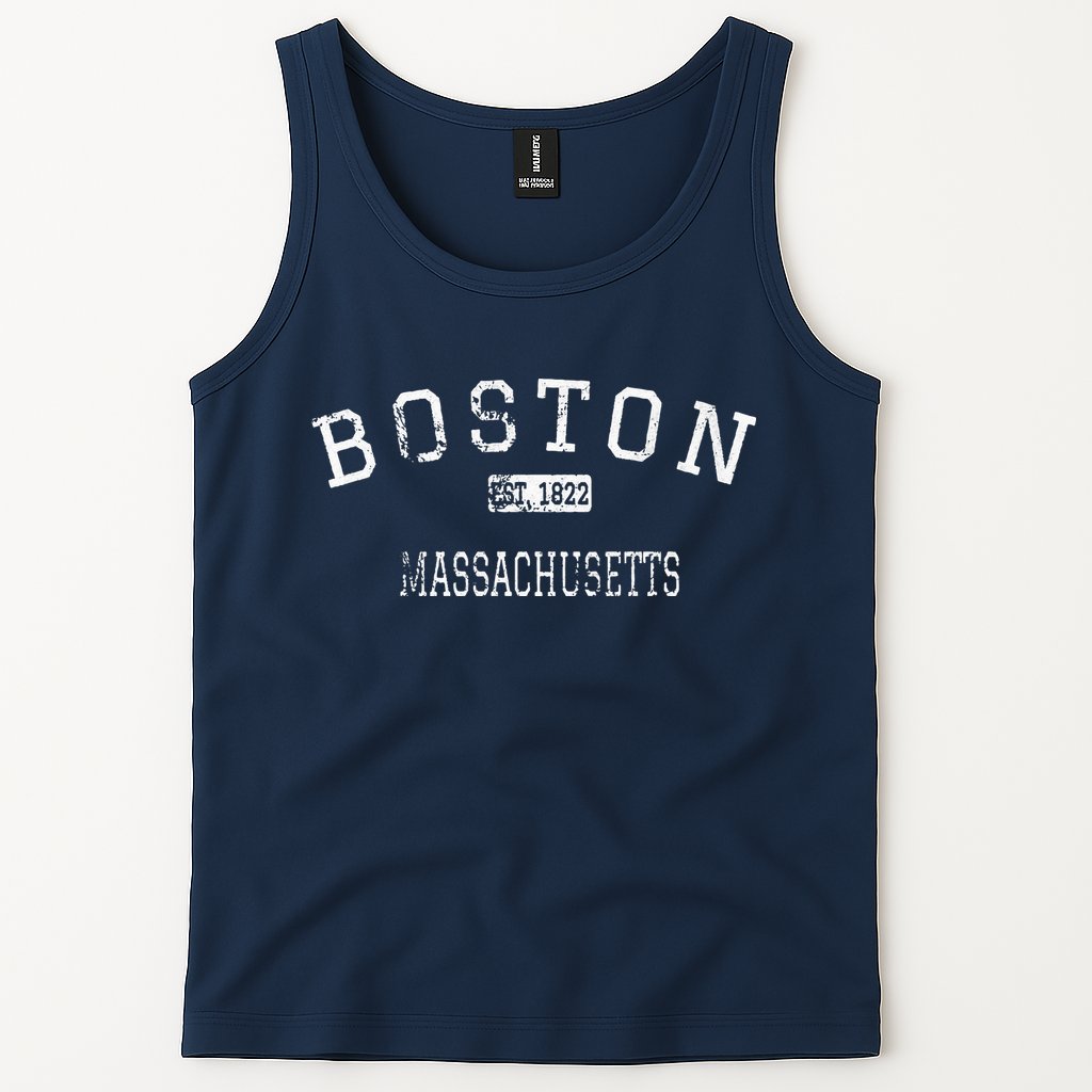 Boston Massachusetts MA Vintage Tank Top