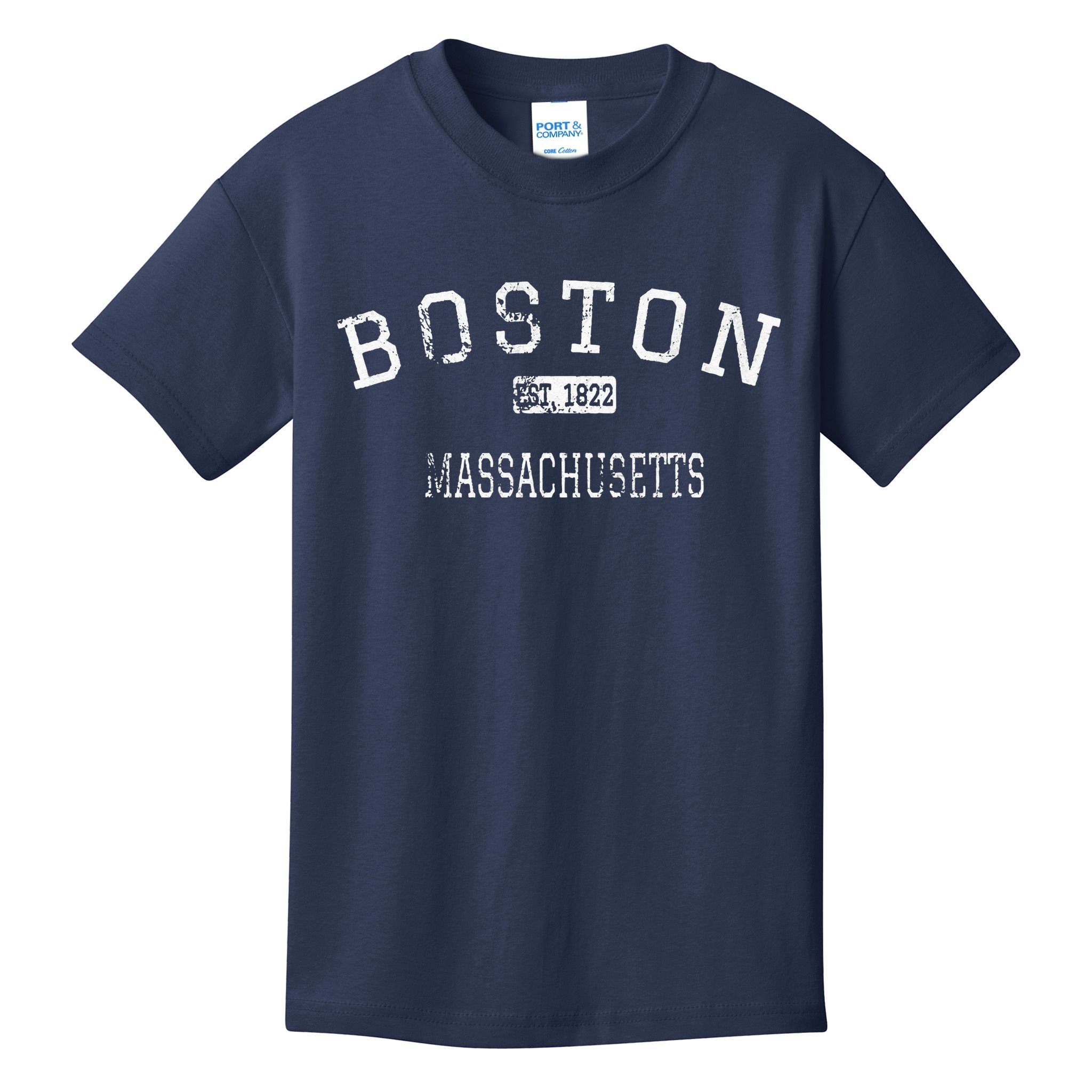 Boston Massachusetts MA Vintage Kids T-Shirt