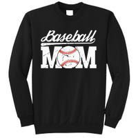 Baseball Mom Messy Bun Proud Mama Baseball Sweatshirt