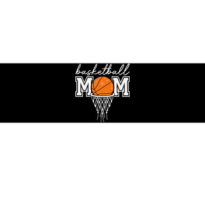 Basketball Mom Mother Leopard Basketball Hoop Net Game Day Gift Bumper Sticker