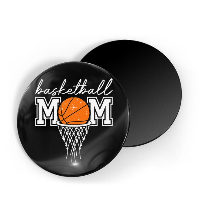 Basketball Mom Mother Leopard Basketball Hoop Net Game Day Gift Magnet