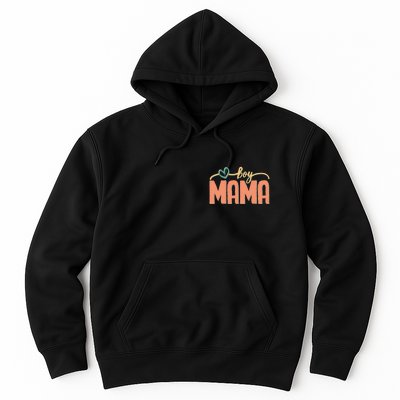 Boy Mom Ma Mama Bruh Funny Front & Back Hoodie