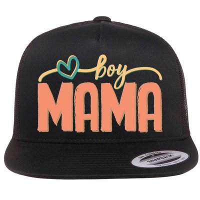 Boy Mom Ma Mama Bruh Funny Front & Back Flatbill Hat