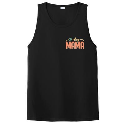 Boy Mom Ma Mama Bruh Funny Front & Back PosiCharge Competitor Tank