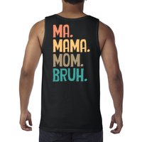 Boy Mom Ma Mama Bruh Funny Front & Back Tank Top