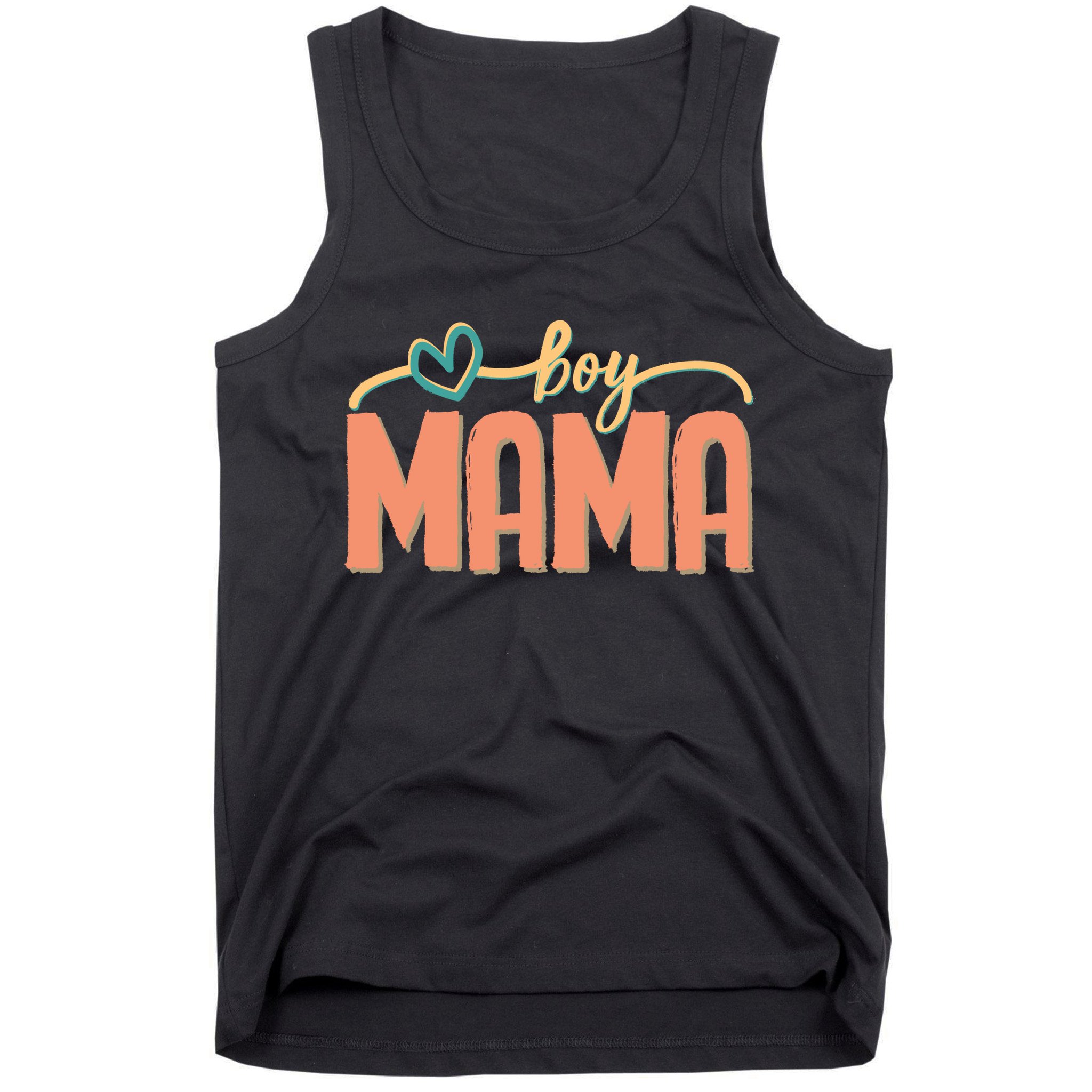 Boy Mom Ma Mama Bruh Funny Front & Back Tank Top