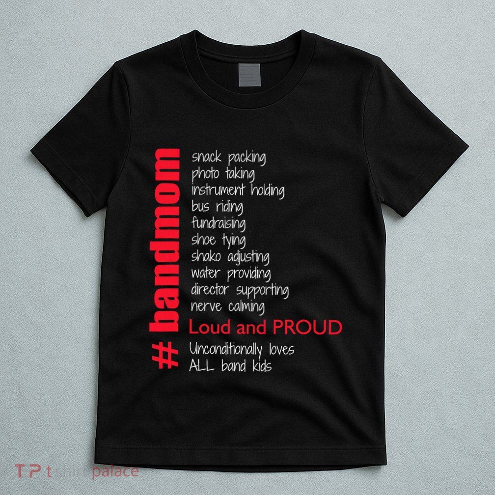 Band Mom Marching Band Short Sleeve T-Shirt