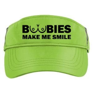 Boobies Make Me Smile Funny Adult Humor Adult Drive Performance Visor