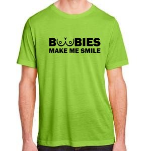 Boobies Make Me Smile Funny Adult Humor Adult ChromaSoft Performance T-Shirt