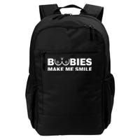 Boobies Make Me Smile Funny Adult Humor Daily Commute Backpack