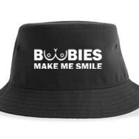 Boobies Make Me Smile Funny Adult Humor Sustainable Bucket Hat