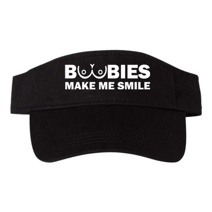 Boobies Make Me Smile Funny Adult Humor Valucap Bio-Washed Visor