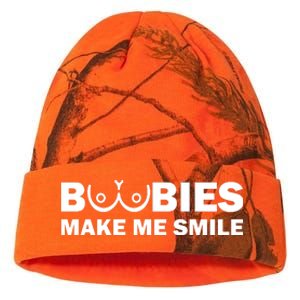 Boobies Make Me Smile Funny Adult Humor Kati Licensed 12" Camo Beanie