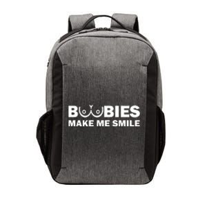 Boobies Make Me Smile Funny Adult Humor Vector Backpack