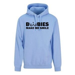 Boobies Make Me Smile Funny Adult Humor Unisex Surf Hoodie