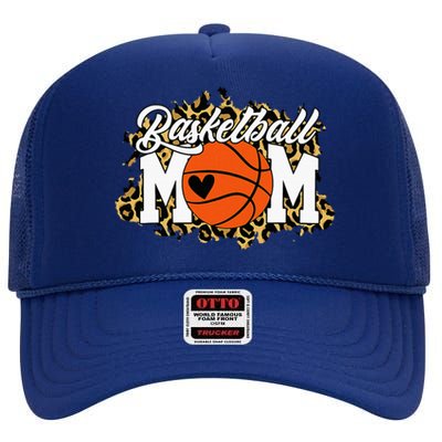 Basketball Mom Mom Game Day Outfit Mothers Day Gift High Crown Mesh Back Trucker Hat