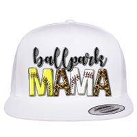 BallPark Mom Mama Baseball Softball Mother's Day Flat Bill Trucker Hat