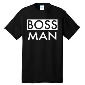 Boss Man Matching Family Couple Portrait Husband Dad Tall T-Shirt