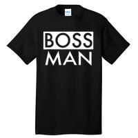 Boss Man Matching Family Couple Portrait Husband Dad Tall T-Shirt