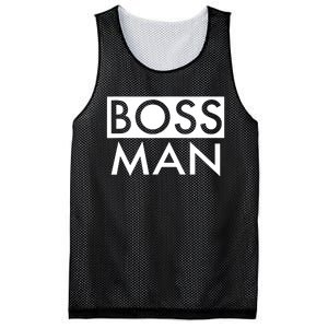 Boss Man Matching Family Couple Portrait Husband Dad Mesh Reversible Basketball Jersey Tank