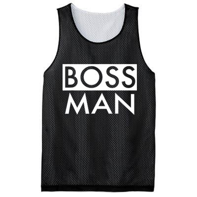 Boss Man Matching Family Couple Portrait Husband Dad Mesh Reversible Basketball Jersey Tank