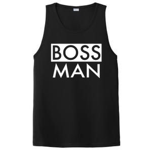 Boss Man Matching Family Couple Portrait Husband Dad PosiCharge Competitor Tank