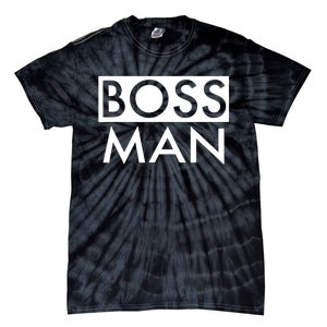 Boss Man Matching Family Couple Portrait Husband Dad Tie-Dye T-Shirt