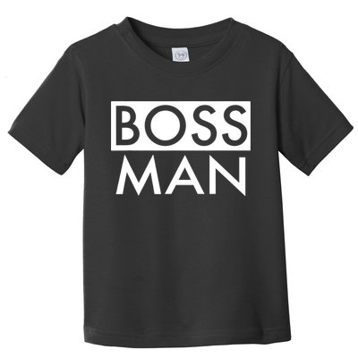 Boss Man Matching Family Couple Portrait Husband Dad Toddler T-Shirt