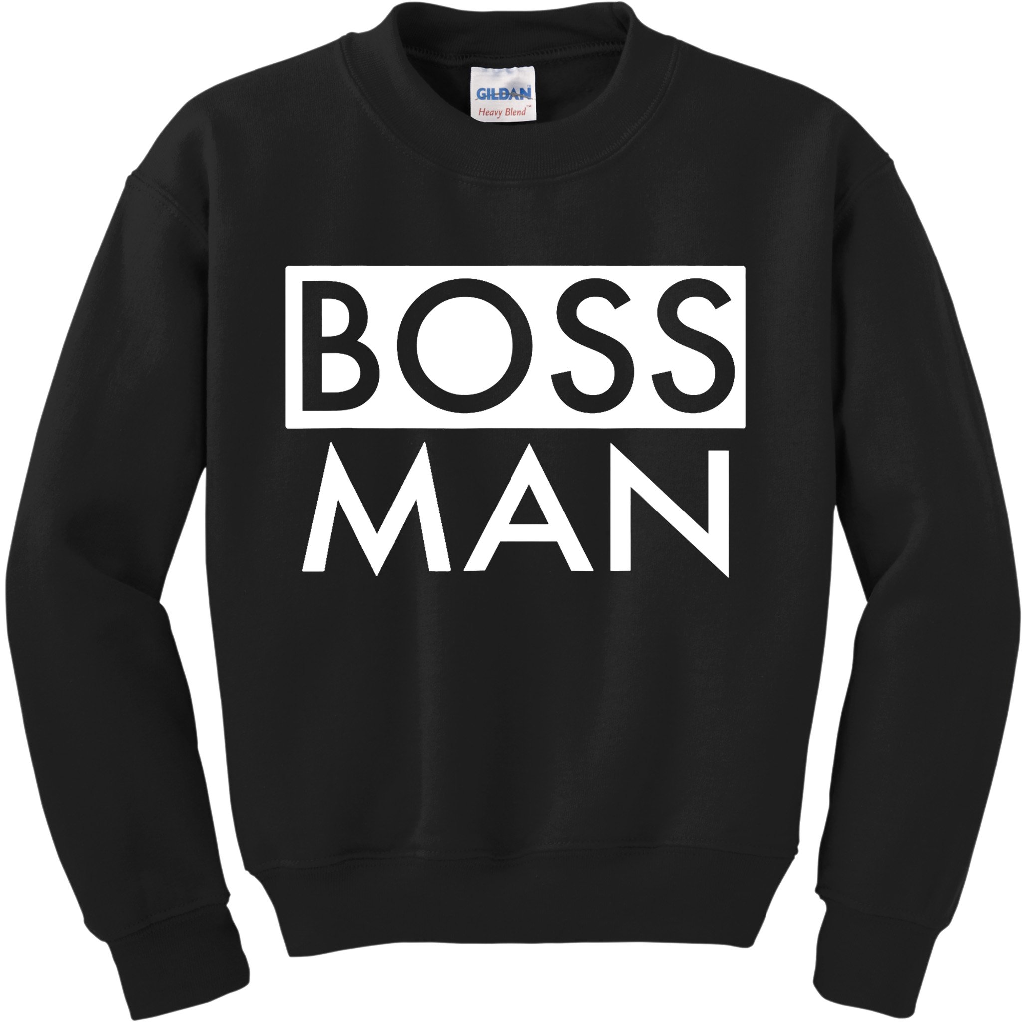 Boss Man Matching Family Couple Portrait Husband Dad Kids Sweatshirt