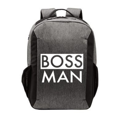 Boss Man Matching Family Couple Portrait Husband Dad Vector Backpack