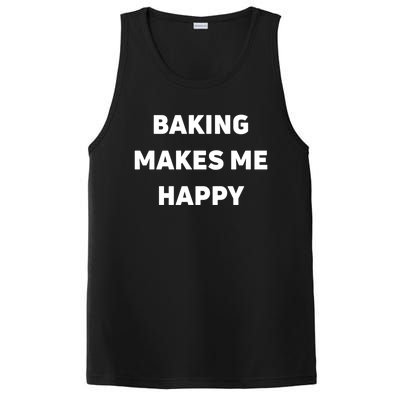 Baking Makes Me Happy Gift PosiCharge Competitor Tank