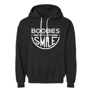 Boobs Make Me Smile Party Garment-Dyed Fleece Hoodie