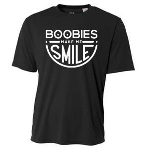 Boobs Make Me Smile Party Cooling Performance Crew T-Shirt