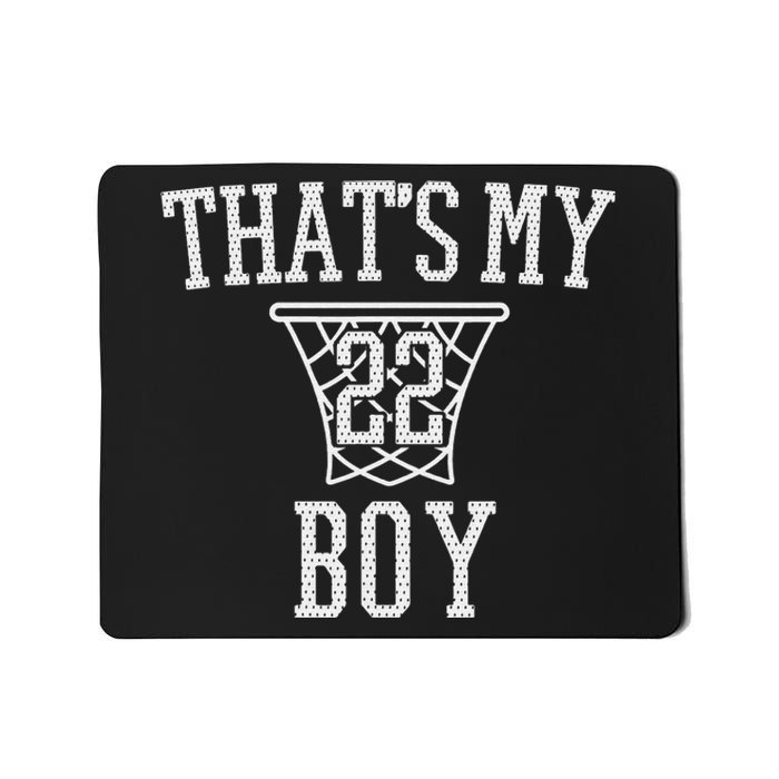 Basketball Mom My  Basketball Number 22 Jersey Mousepad